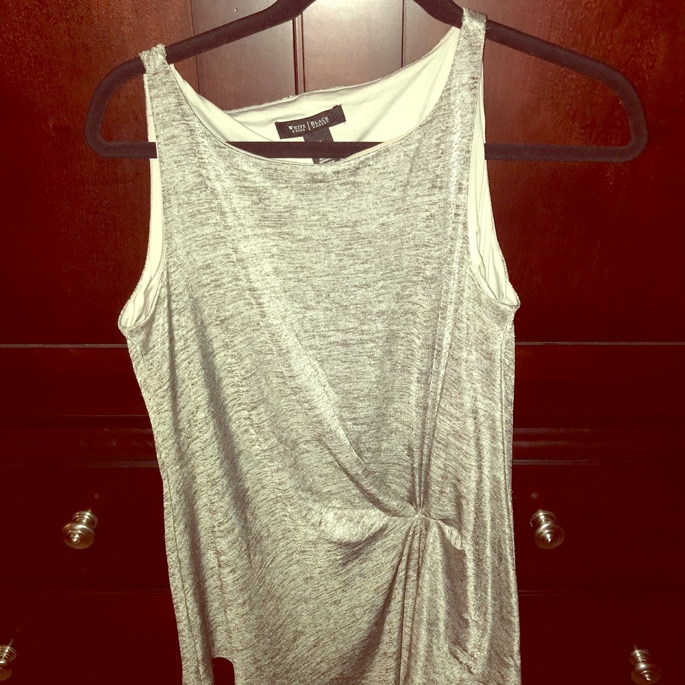 EUC White House Black Market Swag Tank